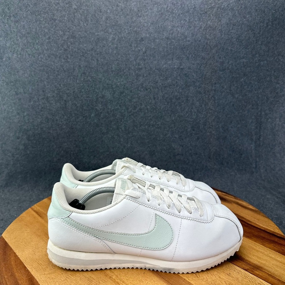 Nike Cortez Sneakers DN1791-106 Summit White/Light Silver/Sail Womens Sz 10